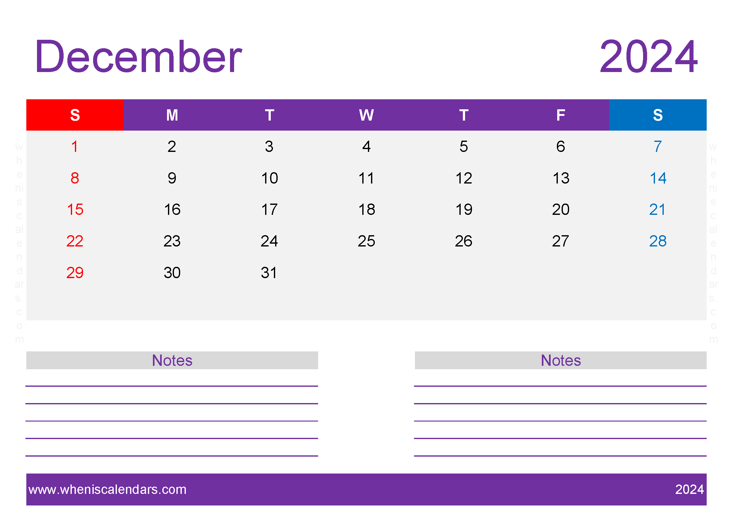 Free Printable Calendar 2024 December Monthly Calendar