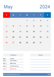May 2024 Calendar Free download J14148
