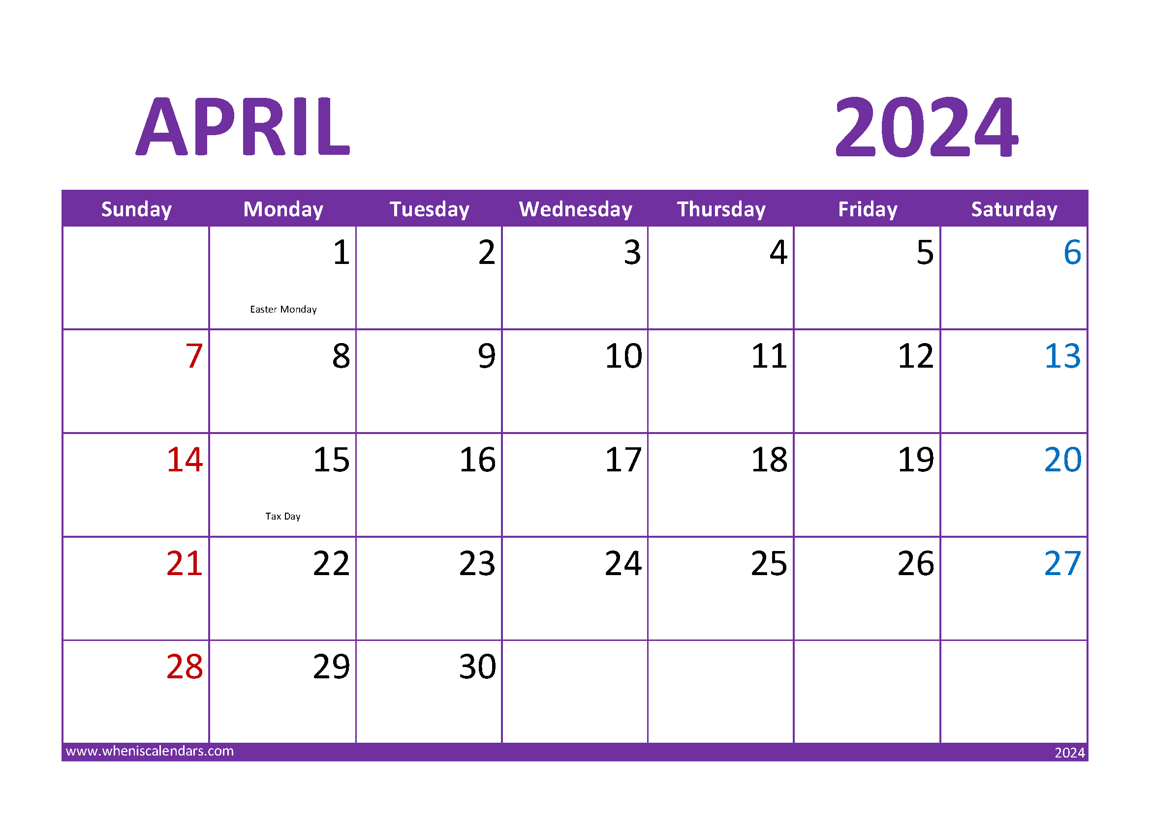 Blank monthly Calendar Printable May 2024 Monthly Calendar
