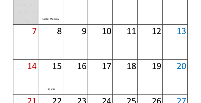 April 2024 Calendar word printable A44313