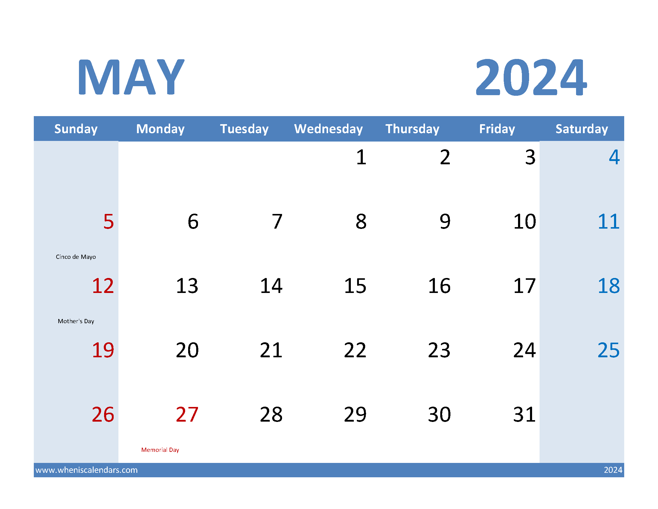 May 2024 appointment Calendar Printable Monthly Calendar