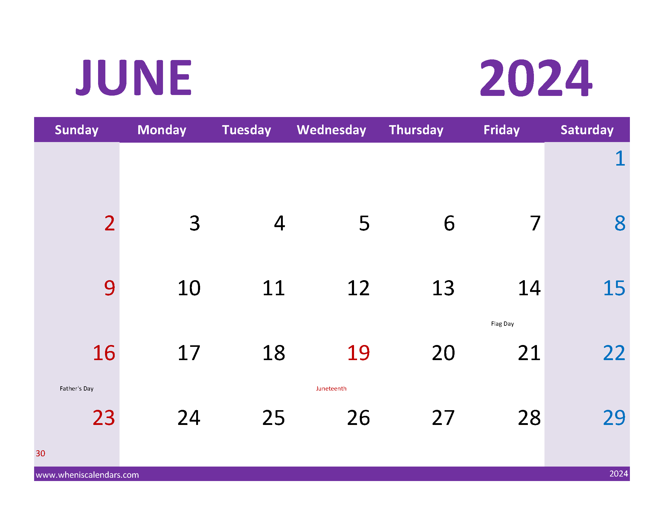 June 2024 Calendar Printable with lines Monthly Calendar